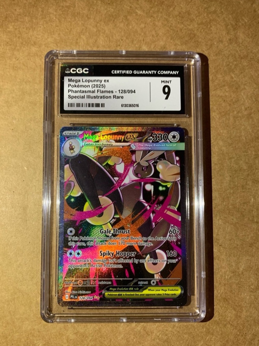 Pokémon Mega Lopunny ex Special Illustration Rare - Pink Holo Card